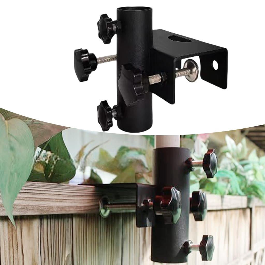 Rvaymup Outdoor Umbrella Holder Support For Balcony Railings Garden Patios Deck Mounting