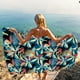 thumbnail image 5 of Microfiber Beach Towel Super Colorful Bath Towel Sandproof Beach Blanket Multi-Purpose Towel For Travel Swimming Pool 30x60 Inch, 5 of 7