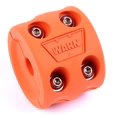 thumbnail image 2 of Warn Winch Cable Stop 108790 Up To 1/2 Inch Cable Diameter; Split Design; Orange; Rubber, 2 of 2