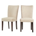 thumbnail image 2 of Chelsea Lane Linen Parson Dining Side Chair, Set of 2, Beige, 2 of 2