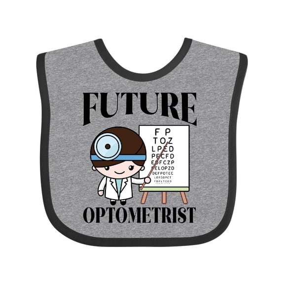 Inktastic Future Optometrist Eye Doctor Boys Baby Bib
