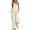 #01 Beige 【Mix & Match: Stock Up on Your Favorite Colors】, variant on Women's Casual 2 Piece Outfits, Rayon Blend Sleeveless V-Neck Top, Mid Waisted Solid Color Pants Sets With Pockets, Summer Travel Loungwear Loose Fit | TruBelle,Black L