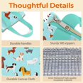 thumbnail image 4 of Cartoon Dog Insulated Lunch Bag for Women & Adults,Large Portable Soft Cooler Lunch Bag,Thermal Food Storage Tote with Pearl Cotton,8.66L,8.75x5.75x9.5 Inch, 4 of 6