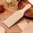 thumbnail image 7 of 3 Pcs Gnocchi Boards and Wooden Butter Paddles for Rolling Dough 9.1 X 2.8 in Gnocchi Paddle Pasta Making Tools Roller, 7 of 7