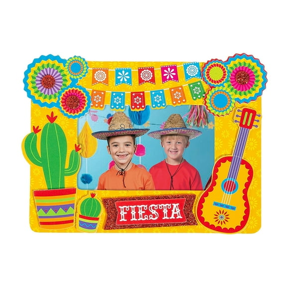 Fun Express Fiesta Picture Frame Magnet Craft Kit - Makes 12