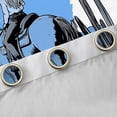 thumbnail image 4 of Homewish Oil Painting Artistic Blackout Curtains Set of 2 (52x84 Each),Southwestern Cowgirl Tropical Cactus Window Curtains,White Blue Curtains and Drapes For Kids,Super Cozy Room Decor, 4 of 6