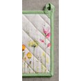 thumbnail image 3 of Botanical Fresh 100% Cotton Pot Holders with Loop Heat Resistant for BBQ | Cooking | Baking | Grilling | Microwave | Barbecue | Spring/Summer (8 Inch by 8 Inch), 3 of 8