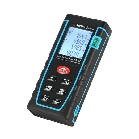 SNDWAY Handheld 100M Laser Distance Meter Range Finder Measure