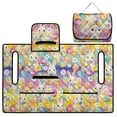 thumbnail image 5 of Whosucclay Rabbit Easter Egg Pattern Club Car Seat Covers Golf Cart Seat Cover, 4 Pockets Golf Cart Seat Blanket for Icon 2 Passenger Golf Carts Club Cars, 5 of 9