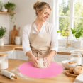 thumbnail image 4 of 11.8 Inch Thick Silicone Baking Mat, Non-Slip Dough Work Surface, Pastry Mat for Kneading and Pie Crust(Pink), 4 of 7