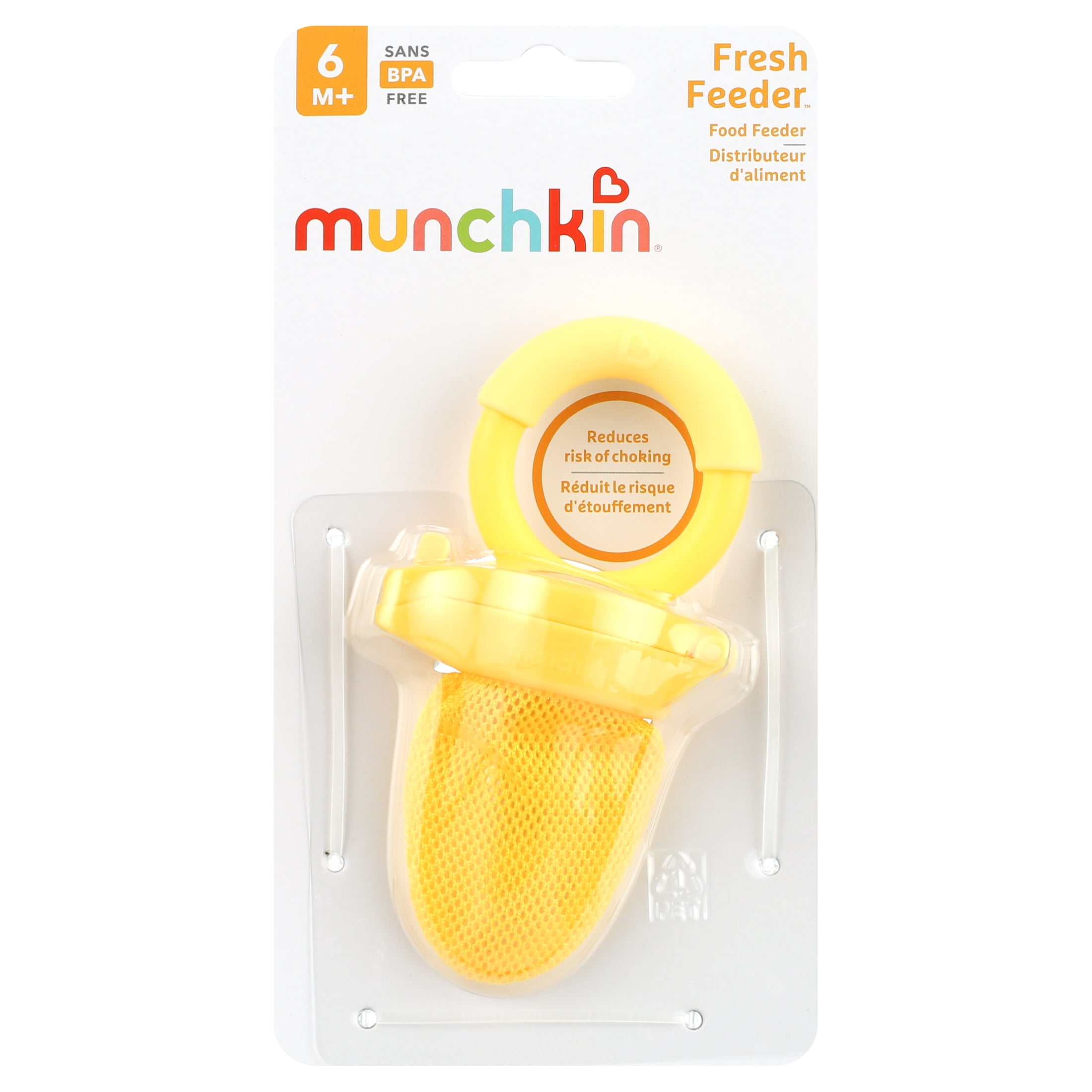 Munchkin® Fresh Food Feeder, Coral/Yellow, Unisex, 2 Pack