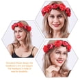 thumbnail image 3 of ADDHAT Floral Rojo De Artificiales Para Novia Y Ocasiones Especiales, 3 of 8