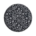 thumbnail image 4 of Spare Tire Cover, White Star Wheel Cover Tire Covers For Trailers Car Truck Camper Universal Tire Covering Fits Diameter14"-17", 4 of 4
