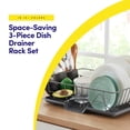 thumbnail image 2 of Juego de escurridores de platos Sweet Home Collection que ahorra espacio, 2 of 6
