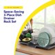 thumbnail image 2 of Juego de escurridores de platos Sweet Home Collection que ahorra espacio, 2 of 6
