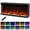 40" Black, variant on Costway 24" 750W/1500W Recessed Heater with 12 Flame Colors, 5 Brightness, 5 Flame Speeds Black