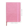 thumbnail image 2 of KONTONTY  Daily Writing Notebook Hard-sided Glitter Versatile with Bookmark, 2 of 8