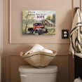 thumbnail image 7 of Farmhouse Red Truck Canvas Wall Art Farmhouse Christian Barn Painting Country Wall Decor Framed Posters Home for Living Room Bedroom Bathroom Decoration 12x16inch, 7 of 7