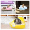 thumbnail image 4 of Luxshiny 3Pcs Small Animal Litter Pan Rabbit Triangle Potty Trainer Reusable Space Saving Indoor Pet Use 10.0x7.5x3.9in, 4 of 8