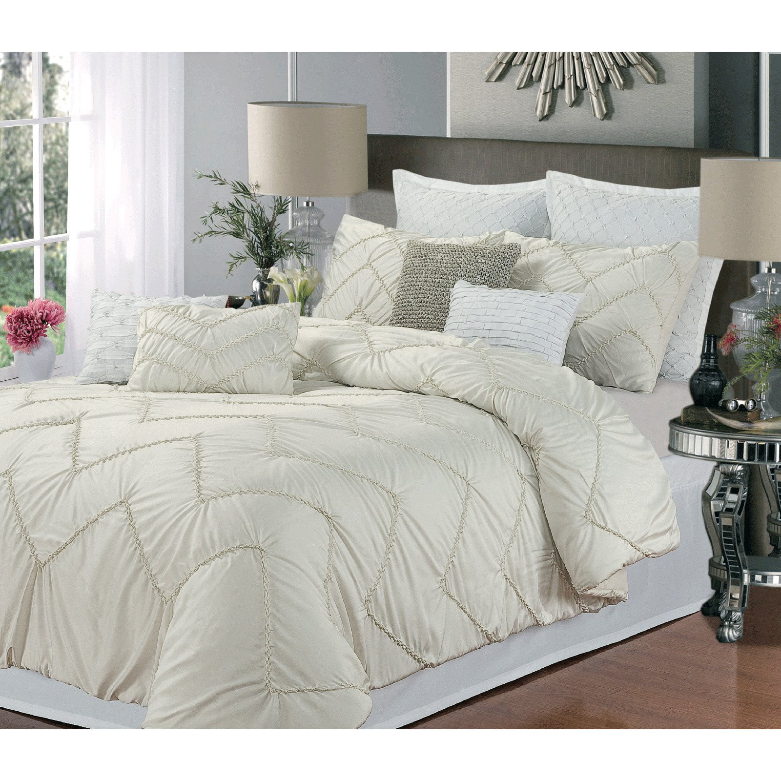 beige duvet cover queen woven cotton chic home isabella duvet cover set walmartcom beige duvet cover queen woven cotton chic home isabella duvet cover set walmartcom