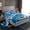 Blue Gray, variant on jejeloiu Rugby Game Gaming Twin Sheet Sets,Kids Football Sport Bedding For Teens 3 Pieces