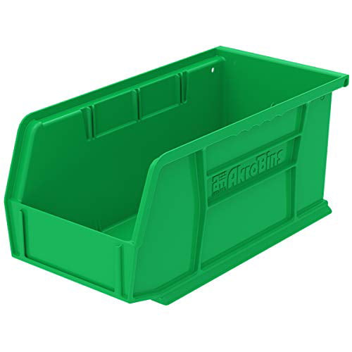 Akro-Mils 30230 Plastic Storage Stacking Hanging Akro Bin Yellow Case of 12 11-Inch by 5-Inch by 5-Inch 