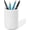 white, variant on Radicaln White Marble Stationary Holder 4" – Pen Cup for Desk, Makeup Brush Organizer, Toothbrush Holder, Pencil Storage, Office Supplies & Home Décor
