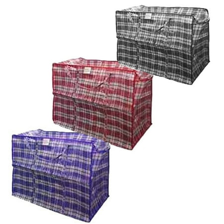 Jumbo Checker - Set of 5 - Jumbo EXTRA-WIDE Plastic Black Red White Checker 26