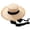 Z02-Black, variant on sususu Sun Protection Hat , Summer Accessories , Spring Hats for Women Stylish Summer Women's Wide Brim Raffia Sun Hat Featuring Adjustable Chin Strap For Beach Travel And Outdoor Sun Blue