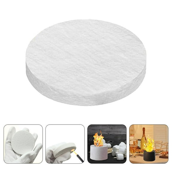 KONTONTY Heat-Resistant Ceramic Wool Inserts for Cozy Home Use Fireplaces 20Pcs