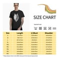 thumbnail image 6 of Floral Wolf T-Shirt for Men Cotton 100% Summer Tops Women Fashion Casual Short Sleeves Round Collar Short-Sleeve Couple Top Tees, 6 of 6