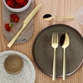 thumbnail image 4 of Amefa Felicity Flatware Set 18/0 Stainless Steel Matte Champagne 20 Piece Service for 4, 4 of 4