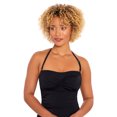 thumbnail image 3 of Time and Tru Women’s and Women’s Plus Bandeau Twist Front One Piece Swimsuit, Sizes XS-3X, 3 of 8