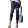 thumbnail image 5 of Women's high waist nine-point jeans fashion straight nine-point pants, 5 of 9