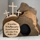 thumbnail image 3 of Jesucristo hecho a mano tumba vacía escena de Pascua cruz religiosa madera decoración de escritorio, 3 of 5