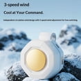 thumbnail image 4 of Portable Silent Mini Bladeless Clip-On Fan, USB Rechargeable, Adjustable 3-Speed Fan for Shirt, Waist, Travel, Outdoor, Office, Travel Accessories, Gift, 4 of 7