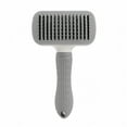 thumbnail image 1 of Cepillo para eliminar el pelo de gatos y perros Cepillo de belleza para gatos y masaje Autolimpiante y suave Fácil de eliminar el subpelo y el pelo, 1 of 1