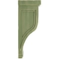 thumbnail image 2 of Ekena Millwork 7 1/2"W x 8"D x 17"H Traditional Recessed Wood Vintage Decor Corbel, Restoration Green, 2 of 6