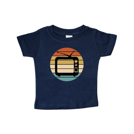 

Inktastic Televison TV Vintage Retro Sunset Gift Baby Boy or Baby Girl T-Shirt