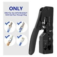 thumbnail image 3 of Ethernet Crimping Tool, RJ45 Crimp Tool Multifunctional Lightweight  For Cat5 Cat5e Cat6, 3 of 8