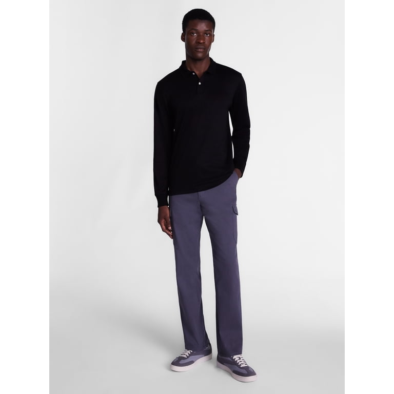 George Men's Interlock Polo Shirt with Long Sleeves photo 2