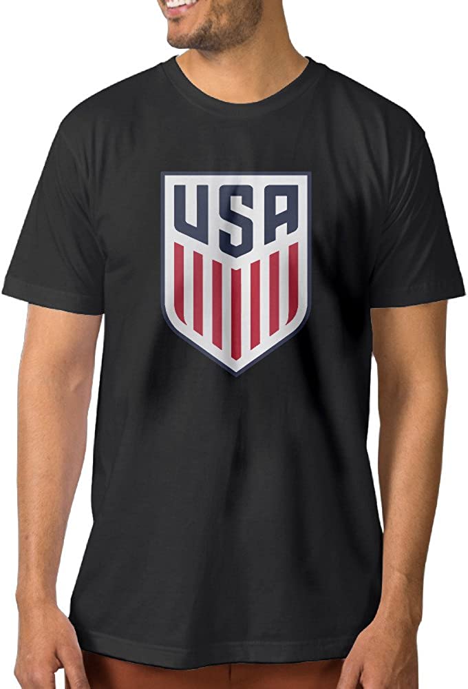 Men Team USA Soccer 2016 Logo Round Neck T Shirts