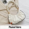 thumbnail image 3 of Nuevo bolso bandolera de moda con pliegues de un solo hombro, 3 of 6