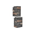 thumbnail image 2 of WallWell Iron Gray 3D Faux Stone Corner Panels, Waterproof High-Density Polyurethane Siding Accessory, 24.88 in. High x 15.63 in. Return, 6-Piece Set, 2 of 4