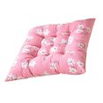 thumbnail image 4 of Almohadillas de cojín suaves, almohadillas para sillas de sofá para actividades en el interior, hogar, dormitorio y acampar al aire libre Magnolia rosa Sunnimix Almohadilla de cojín del asiento de la silla cuadrada, 4 of 8