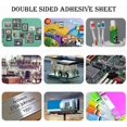 thumbnail image 5 of A4 Size White Double Sided Tape Sheets Strong Adhesive Tap Sheet Sticky Film 01mm for Arts Craft Photo Albums Making, 5 of 5