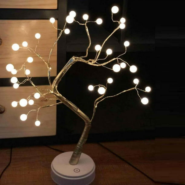 Led Tabletop Bonsai Tree Light Diy Fairy Lamp Night Decor Com Led Tabletop Bonsai Tree Light Diy, Fairy Light Floor Lamp