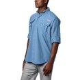 thumbnail image 3 of Columbia Sportswear Mens Bahama Woven Omni-Shade Button-Down Shirt, 3 of 10
