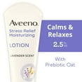 thumbnail image 2 of Aveeno Stress Relief Moisturizing Lotion, Lavender Scent, 2.5 Oz.., 2 of 7