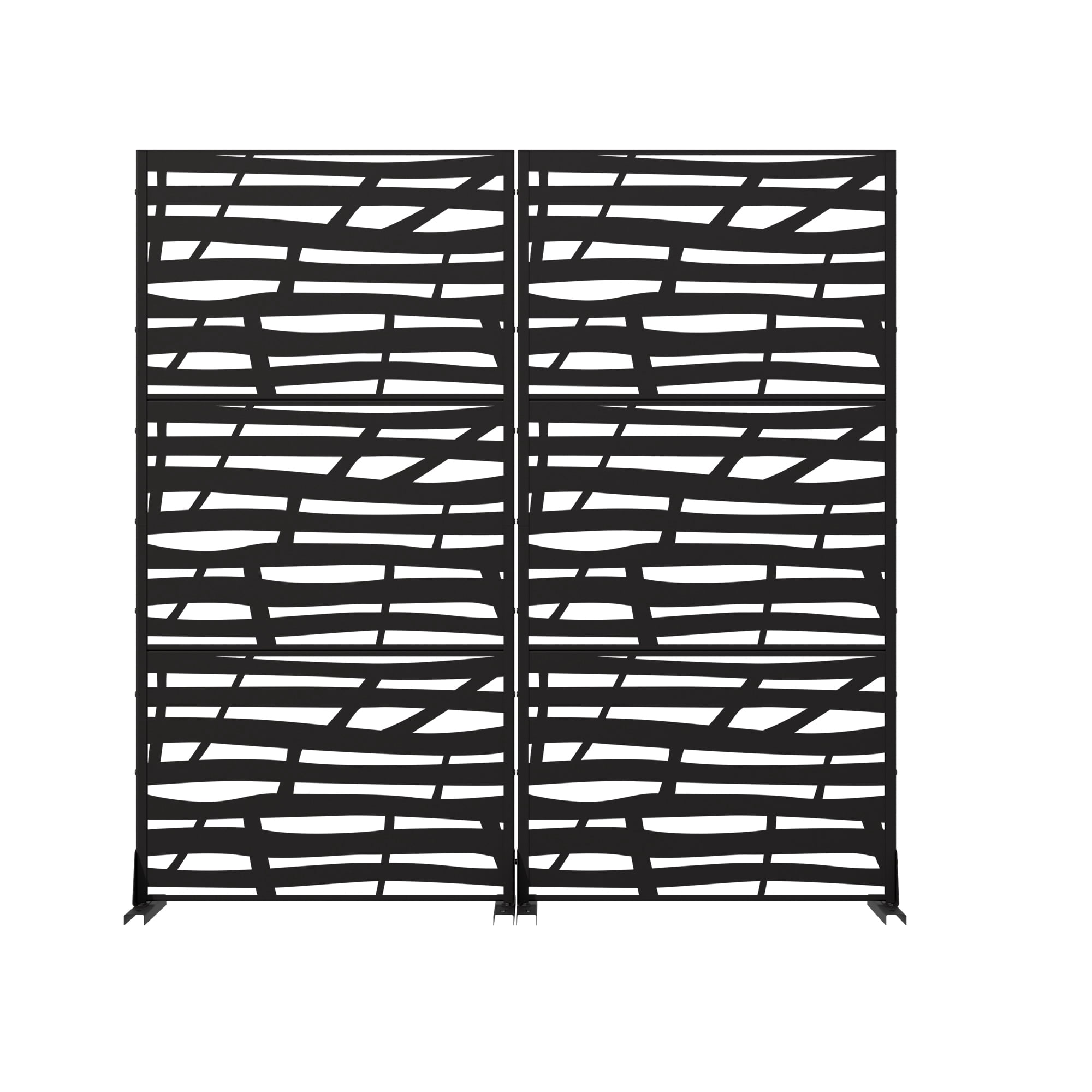 Metal Privacy Screen Fence Panel with Stylish Pattern